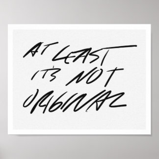 Vanessa Place 11" x Poster de 8,5"