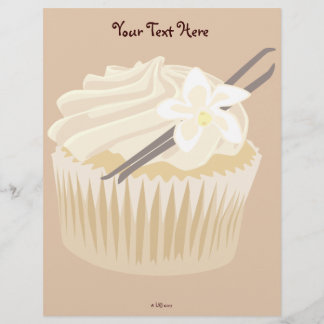 Vanilla Cupcake Letreiro