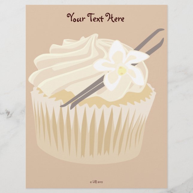 Vanilla Cupcake Letreiro (Frente)