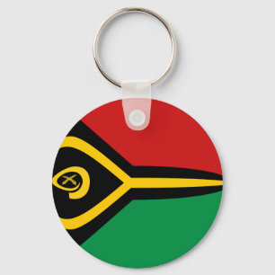 Vanuatu Fisheye Flag Chaveiro