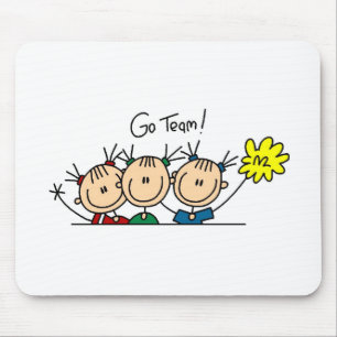 Vão os cheerleaderes Mousepad da equipe três