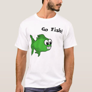 Vão os peixes! camisa de t