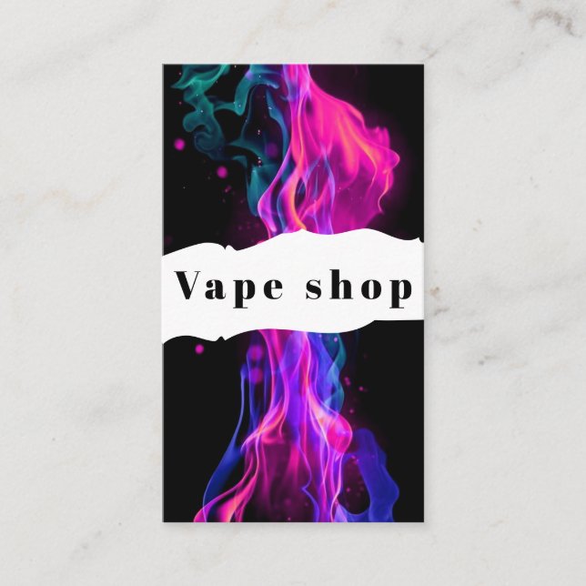 Vape Compra Cigarro Cartão de visita (Frente)