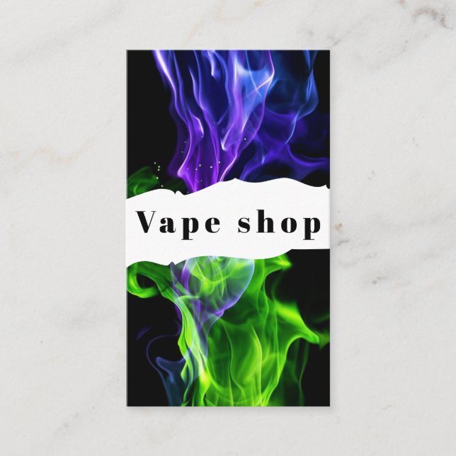 Vape Compra Cigarro Cartão de visita (Frente)