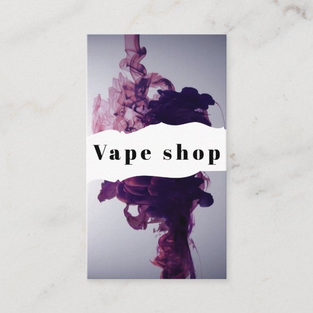 Vape Compra Cigarro Cartão de visita (Frente)