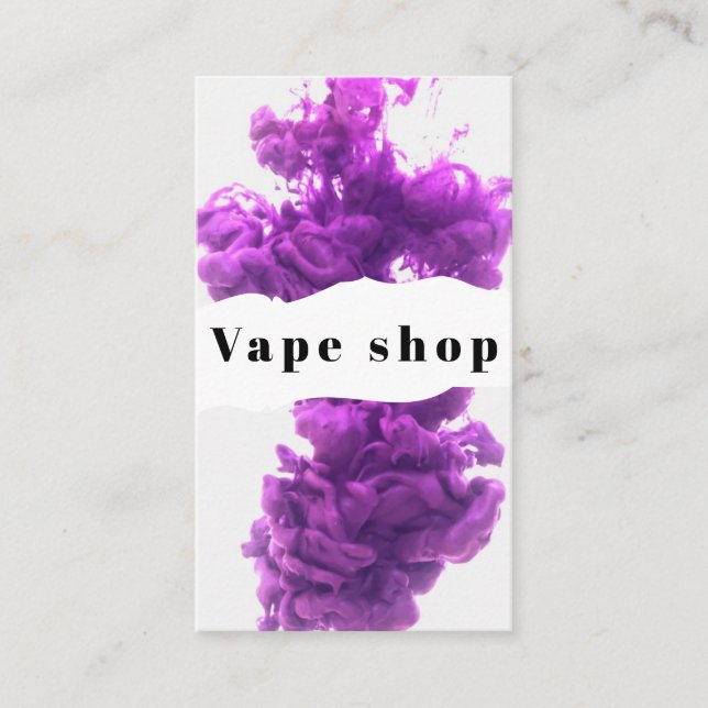 Vape Compra Cigarro Cartão de visita (Frente)