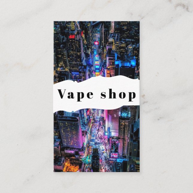Vape Compra Cigarro Cartão de visita (Frente)