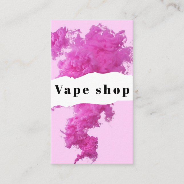 Vape Compra Cigarro Cartão de visita (Frente)