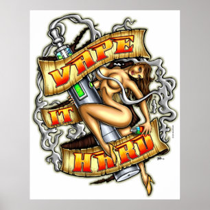 Vape ele poster duro