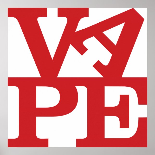 Vape Letters impressão (Frente)