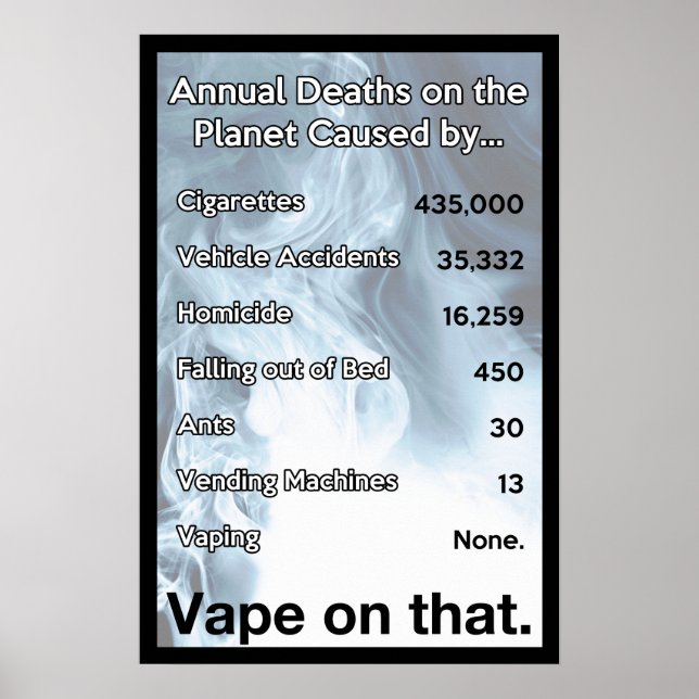 Vape nessa Poster de informação (Frente)