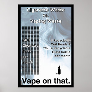 Vape nessa Poster de informação