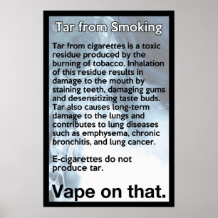 Vape nessa Poster de informação