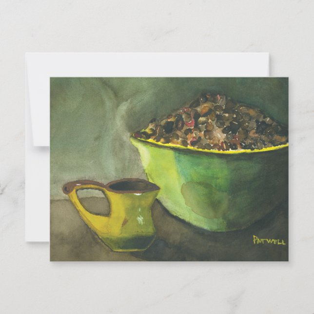 Vapor na manhã da taça de café (Frente)