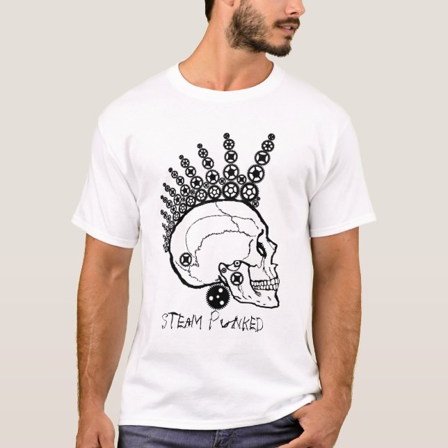 Vapor Punked! a camisa final do steampunk (Frente)