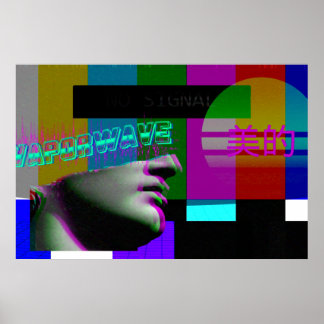 Vaporwave Art Poster | Poster estético Vaporwave