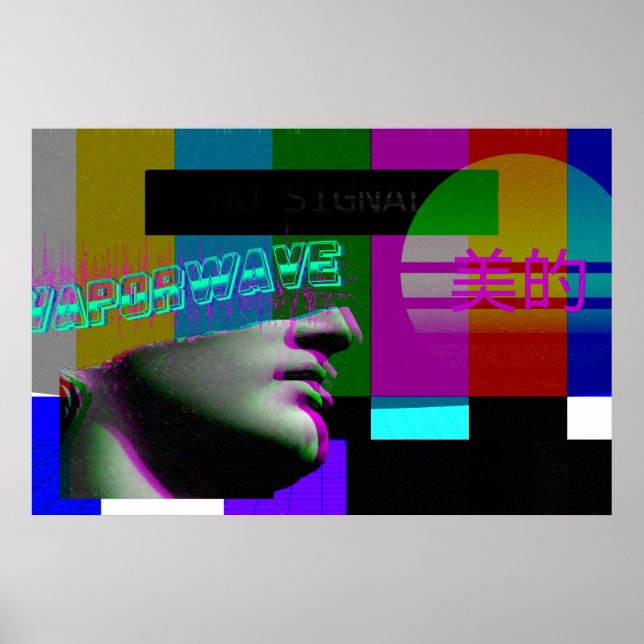 Vaporwave Art Poster | Poster estético Vaporwave (Frente)