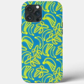 Vaporwave Neon Bananas Retro-Futurística