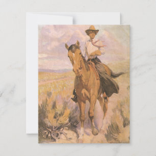 Vaqueira Antiga, Vaqueiro, Mulher a Cavalo por Dun