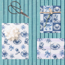 Vaqueira Azul Branca Toile Chinoiserie Casa de Faz