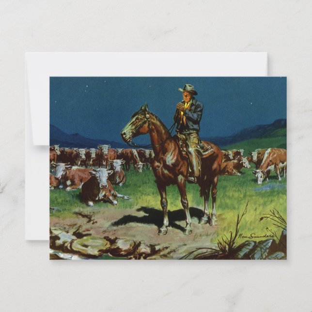 Vaqueiro Antigo, Criador de Gado na Fazenda (Frente)