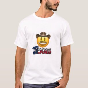 Vaqueiro branco de camisa do Texas