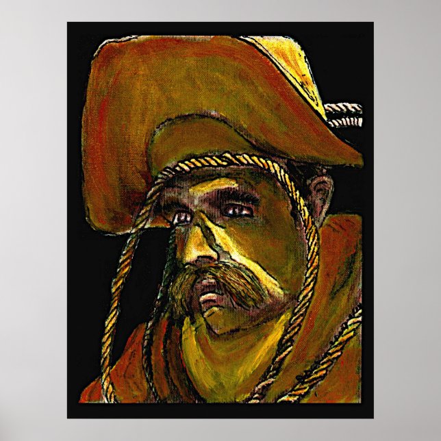 Vaqueiro do poster com corda (Frente)