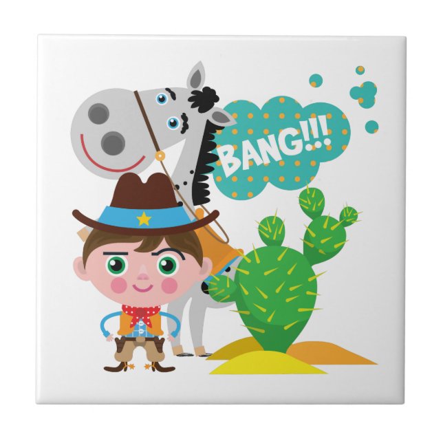 Vaqueiro e cavalo (Frente)