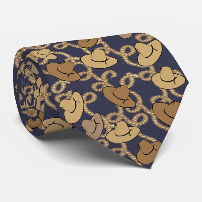 Vaqueiro e gravata ocidentais dos laços (Rolled)