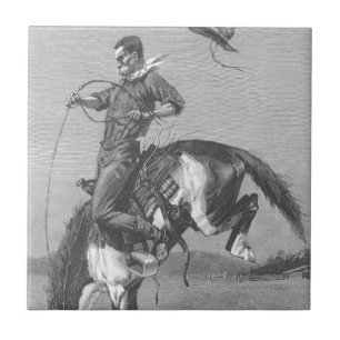 Vaqueiros de Rodeio Antigos, Cavalo Indomável por
