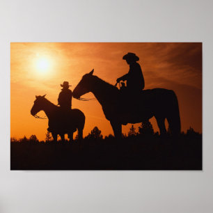 vaqueiros no poster dos cavalos
