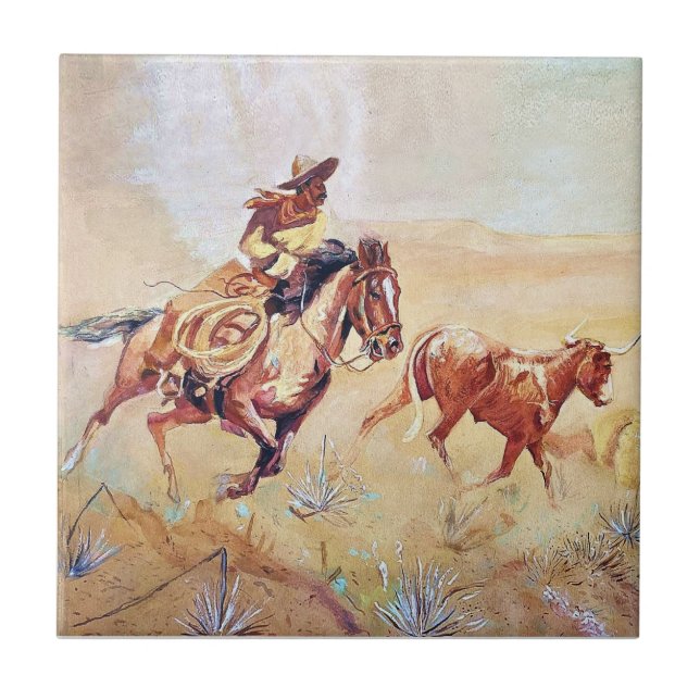 Vaquero Painting por Eward Borein (Frente)