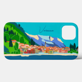 Varenna Como Itália Ilustração Viagem