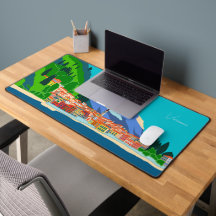 Varenna Lake Como Itália Ilustração Viagem