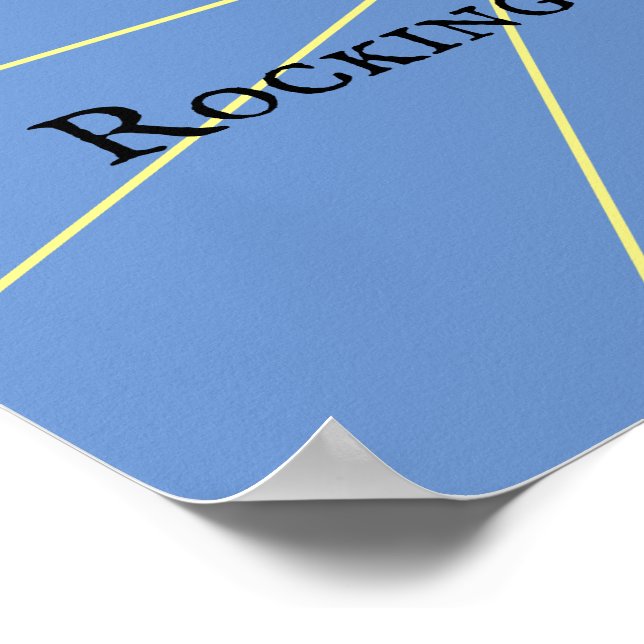 Variação da aguardente de porco | Azul | POSTER (Borda)