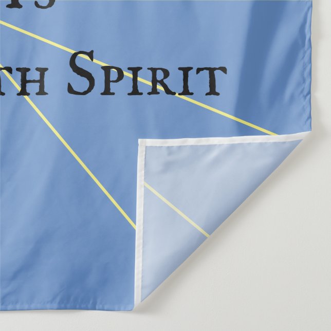 Variação da aguardente de porco | Azul | Tapeçaria (Detalhe)