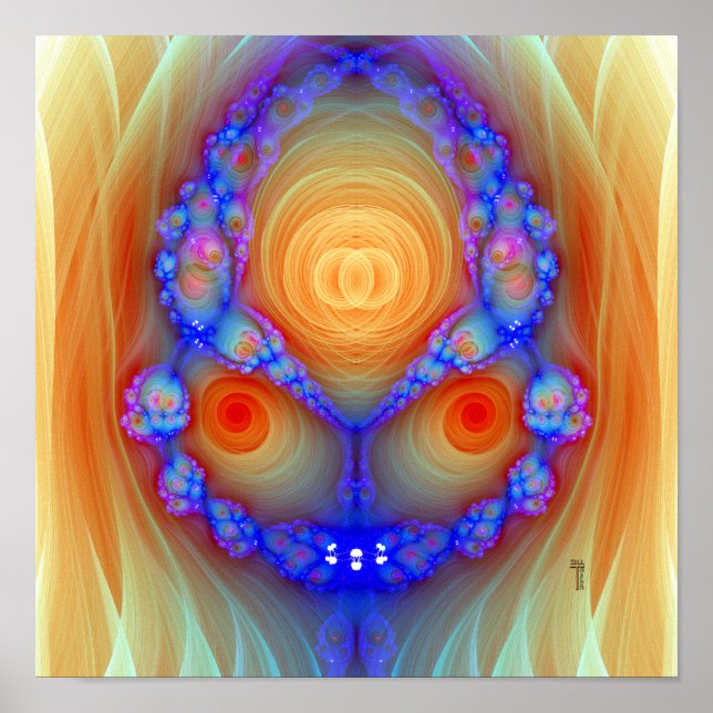 Variação do Fury 2 (12" x 12") Art Impressão (Frente)