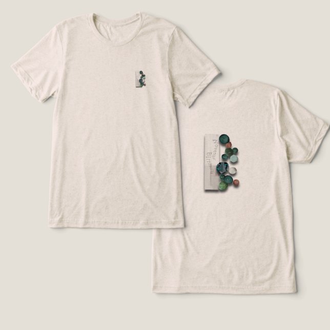 variações objet_5 na camiseta topázio (Design Frente e Verso)