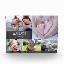 Várias Colisões de Fotos da Família Múltiplas