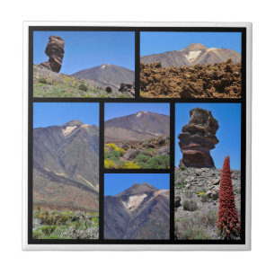 Várias fotos do Monte Teide em Tenerife