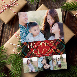 Várias Fotos Douradas do Natal do Elegante Red Tar