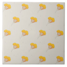 Variedade de flores de azulejo cerâmico