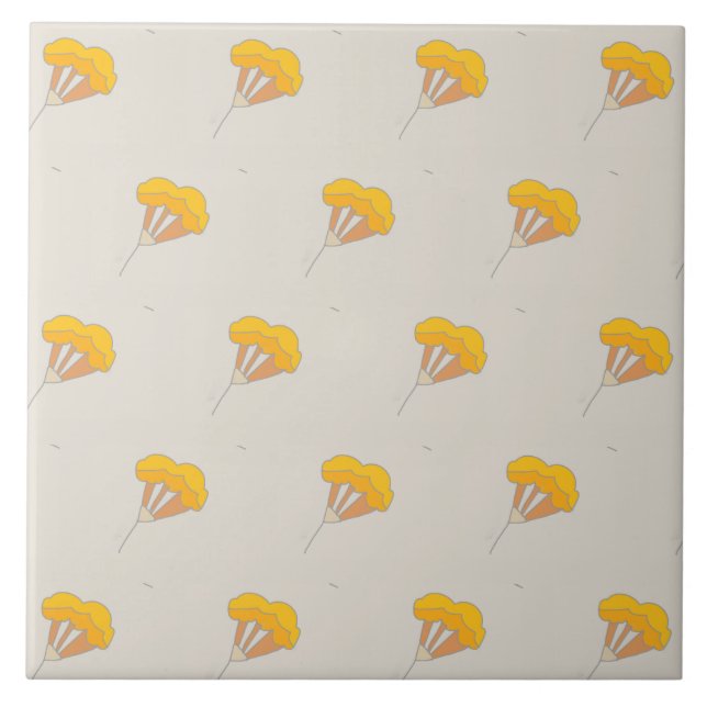 Variedade de flores de azulejo cerâmico (Frente)