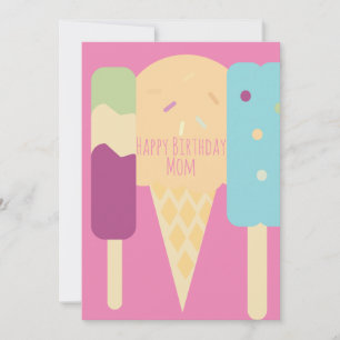 Variedade de Granulado de Sorvete de Verão de Aniv