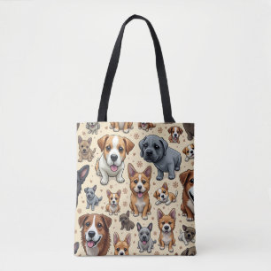 Vários tipos de bolsas para ombros de cães