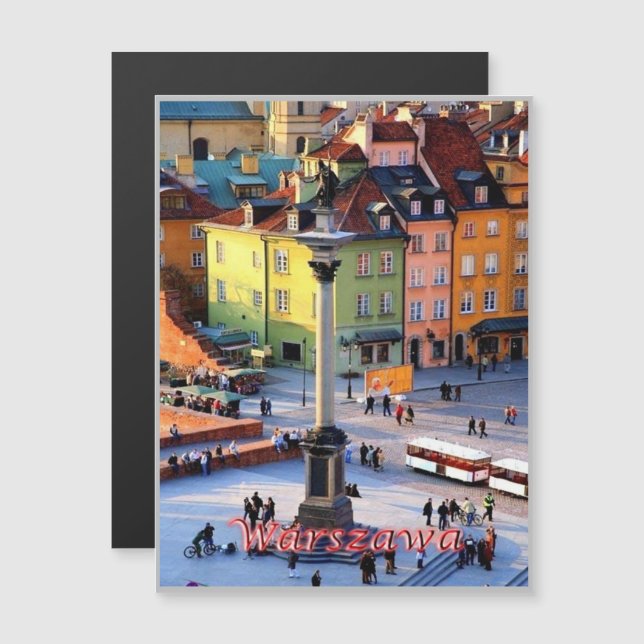 Varsóvia - Coluna Sigismund - Polônia - (Frente/Verso)