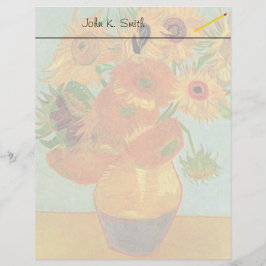 Vase "Ainda viva" com doze girassóis por Van Gogh