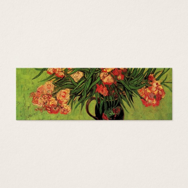 Vase "Ainda viva" com Oleanders e Livros, Van Gogh (Frente)