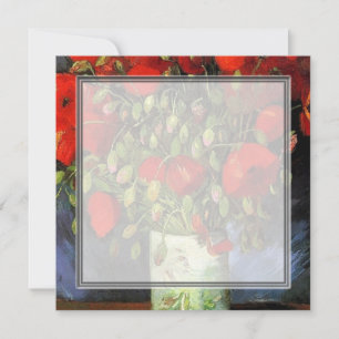 Vase com papas vermelhos Vincent van Gogh.