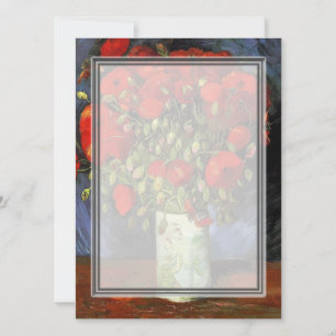 Vase com papas vermelhos Vincent van Gogh.